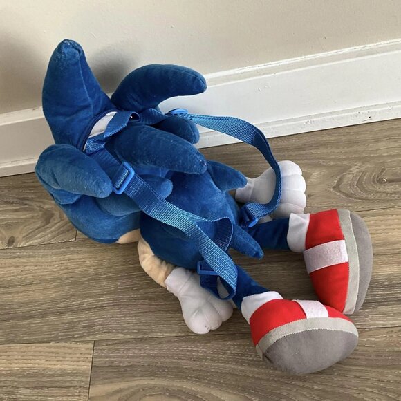 Plush Backpack Cartoon Sonic Hedgehog Shadow Super Sonic Plush Toy - Picture 3 of 4